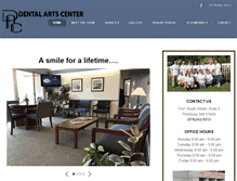 Tablet Screenshot of dentalartscenter.com